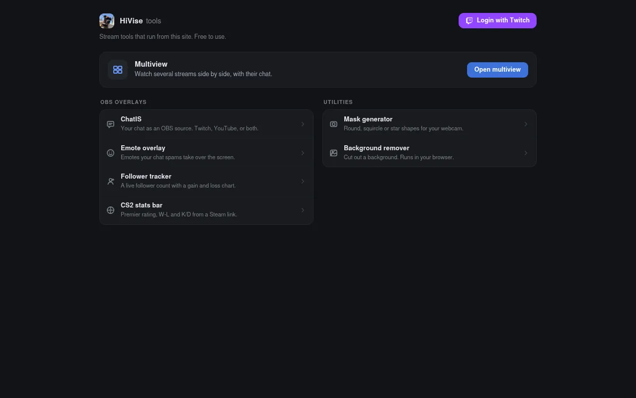 Screenshot of hiviseobs.com