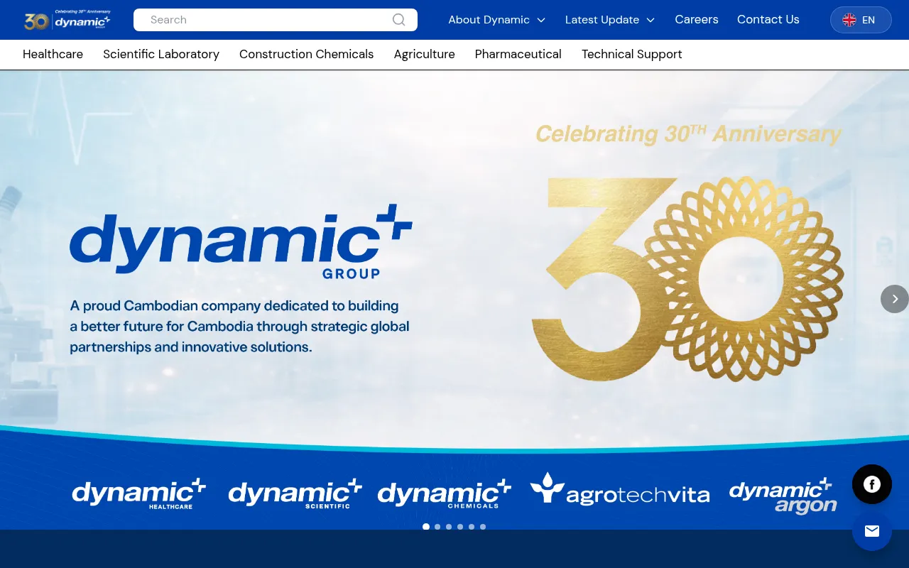 Screenshot of dynamic.com.kh