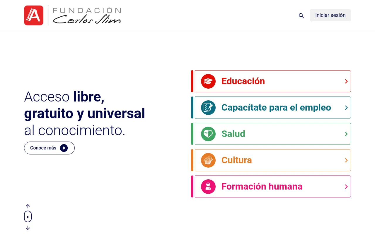 Screenshot of aprende.org