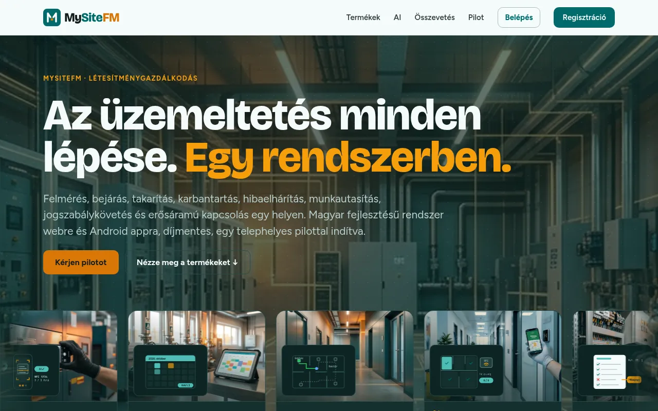 Screenshot of mysitefm.hu
