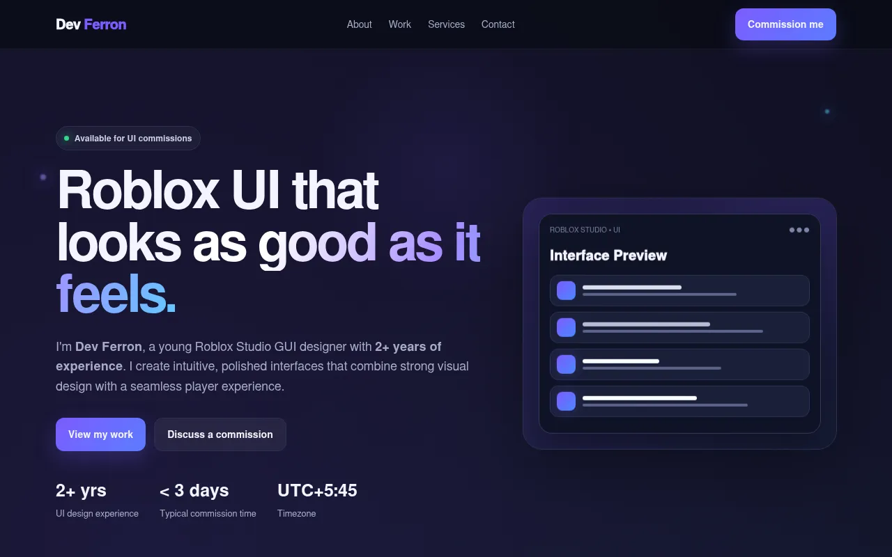 Screenshot of guidesigner.netlify.app