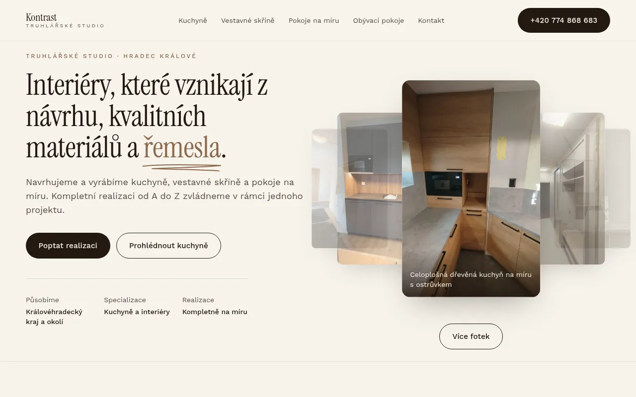 Screenshot of tskontrast.cz