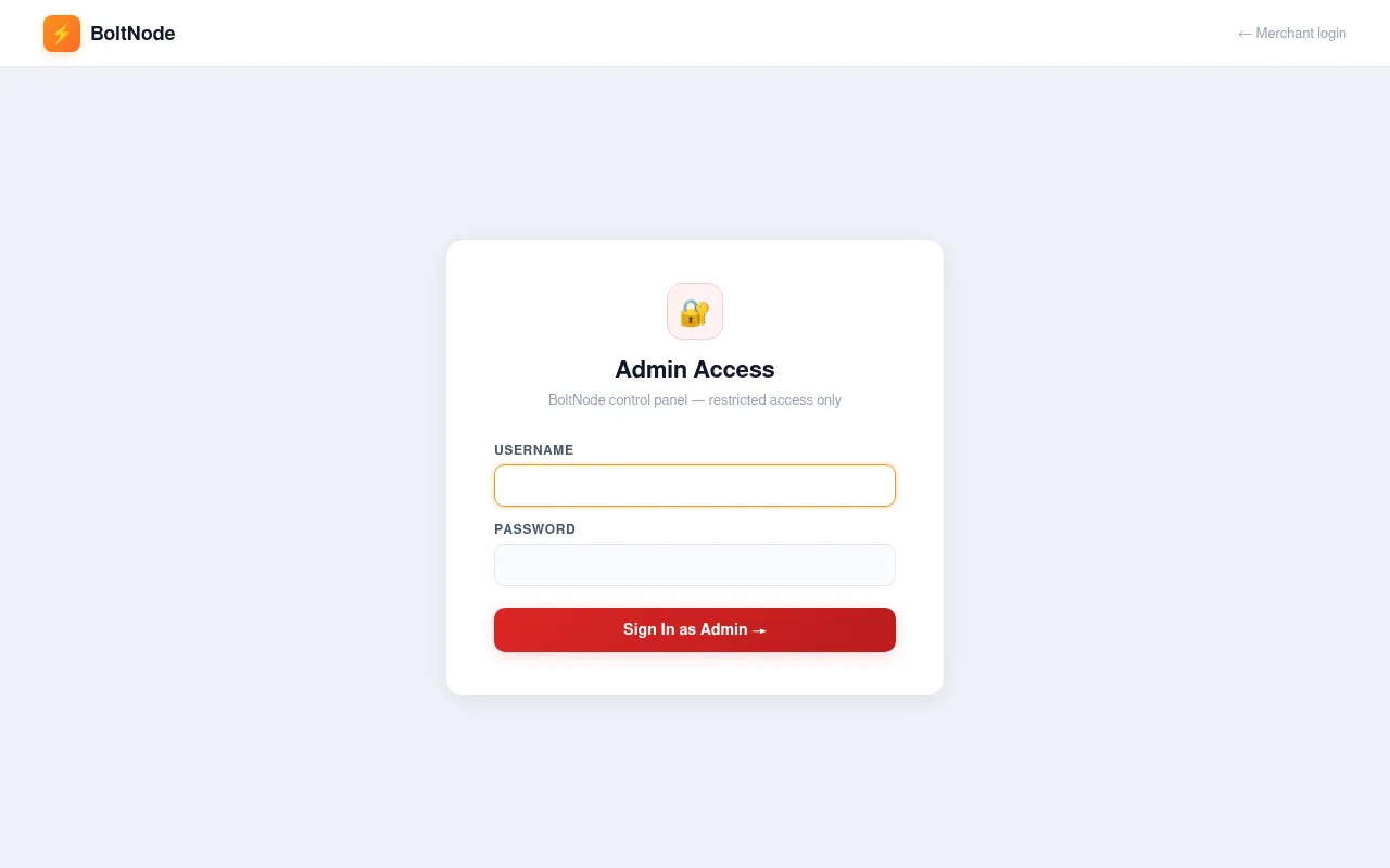 Screenshot of boltnode.app
