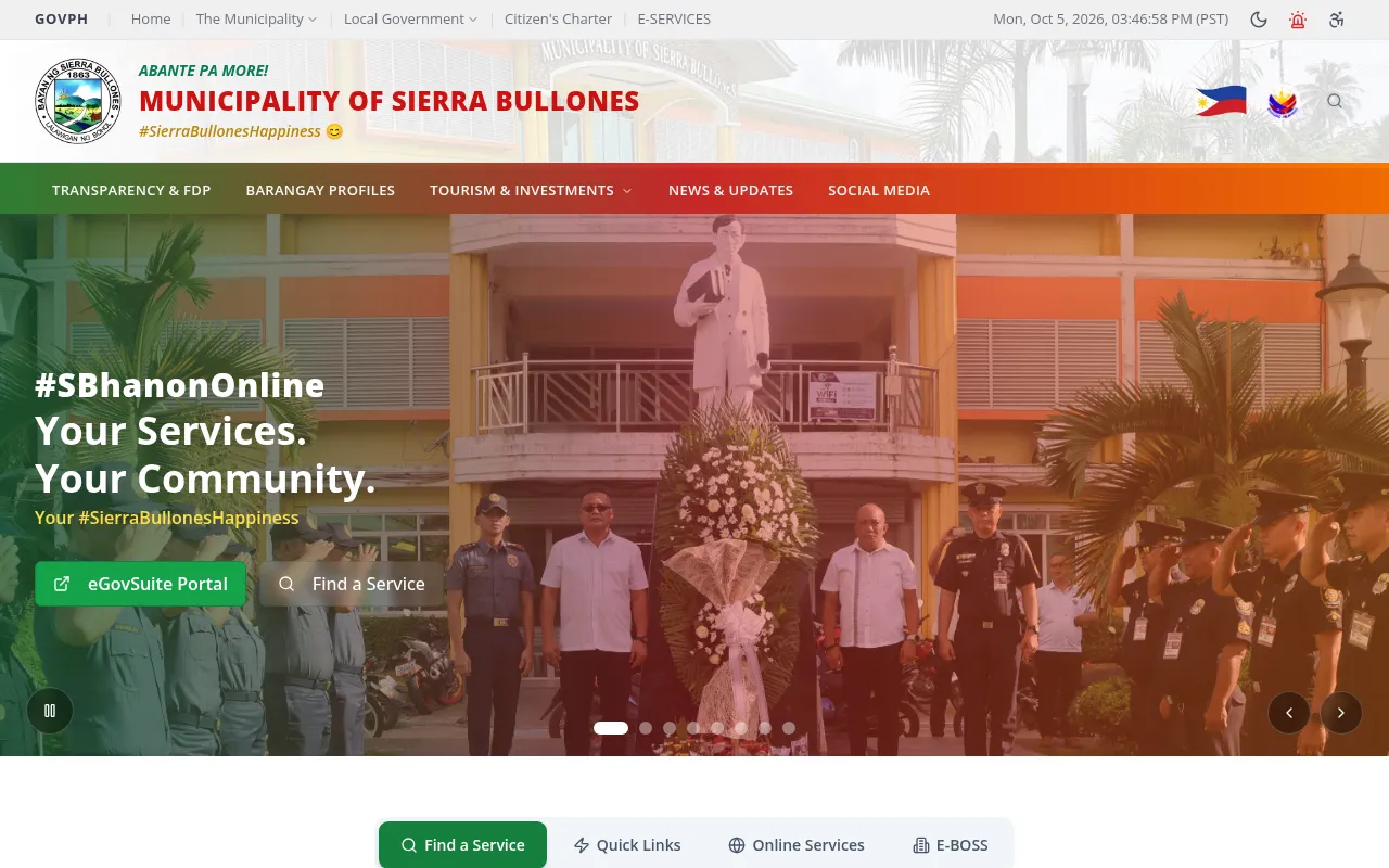 Screenshot of sierrabullones.com
