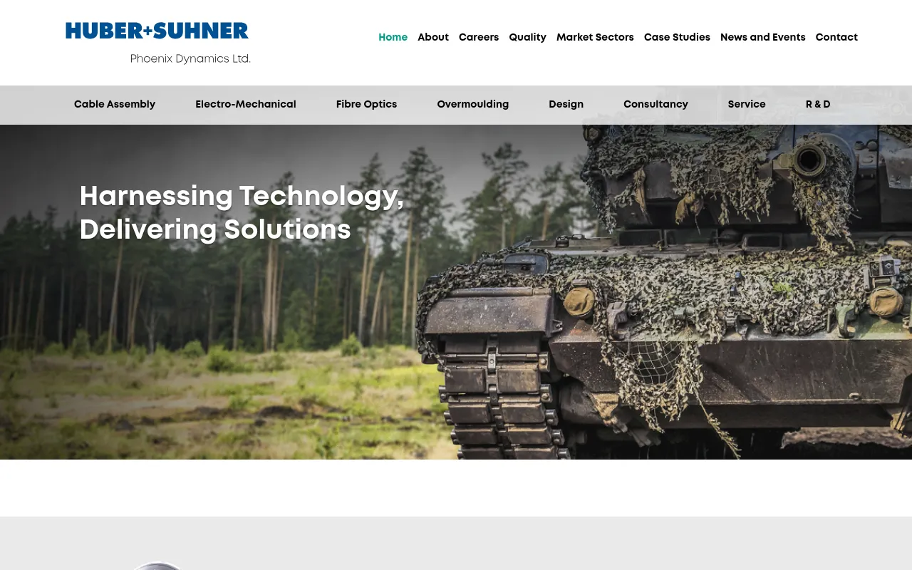 Screenshot of phoenixdynamics.com