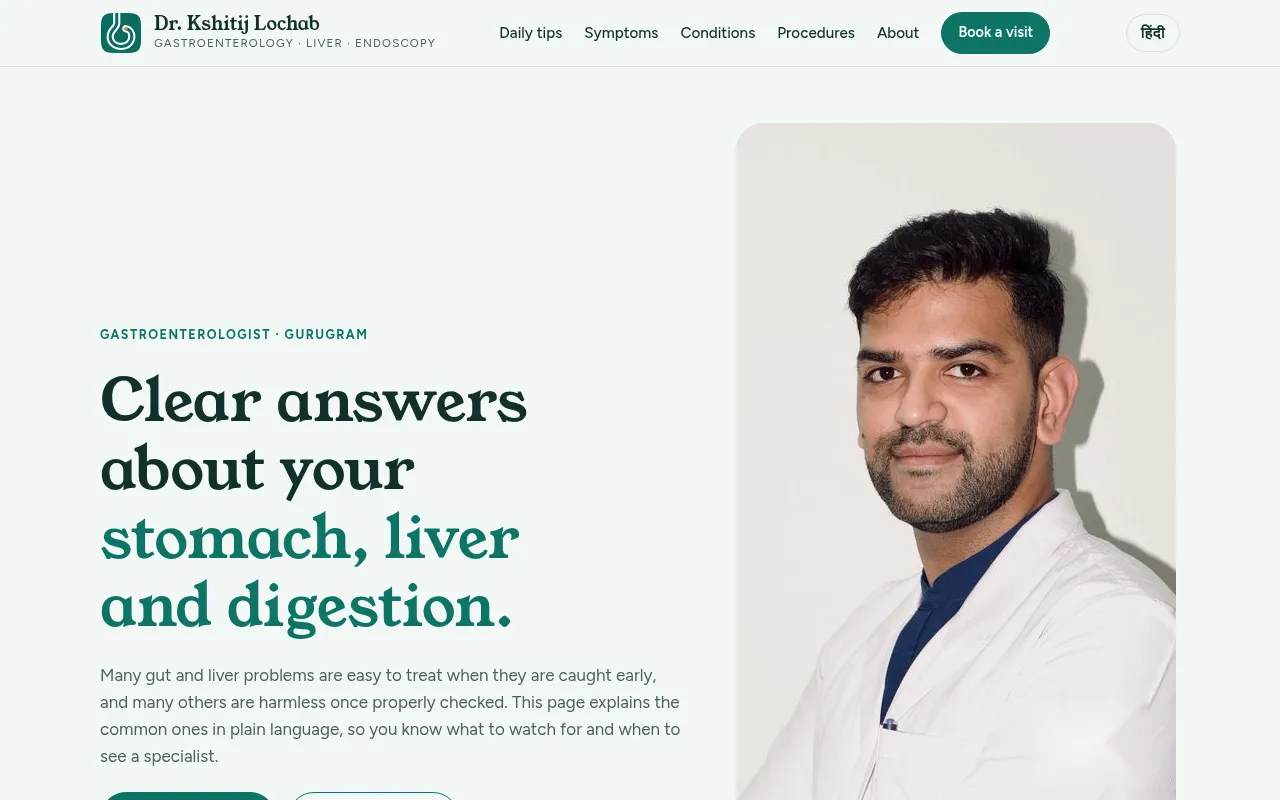 Screenshot of drlochab.com
