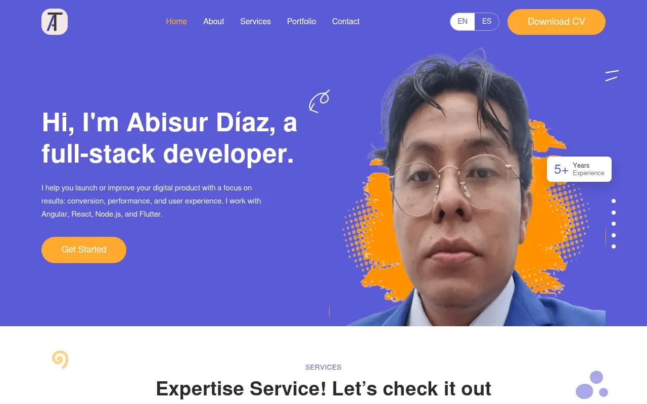 landing-page-abisur.firebaseapp.com screenshot