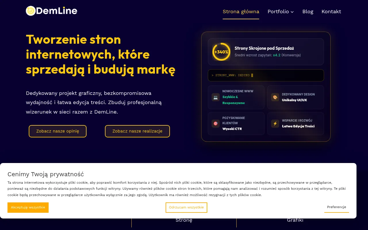 Screenshot of demline.com.pl