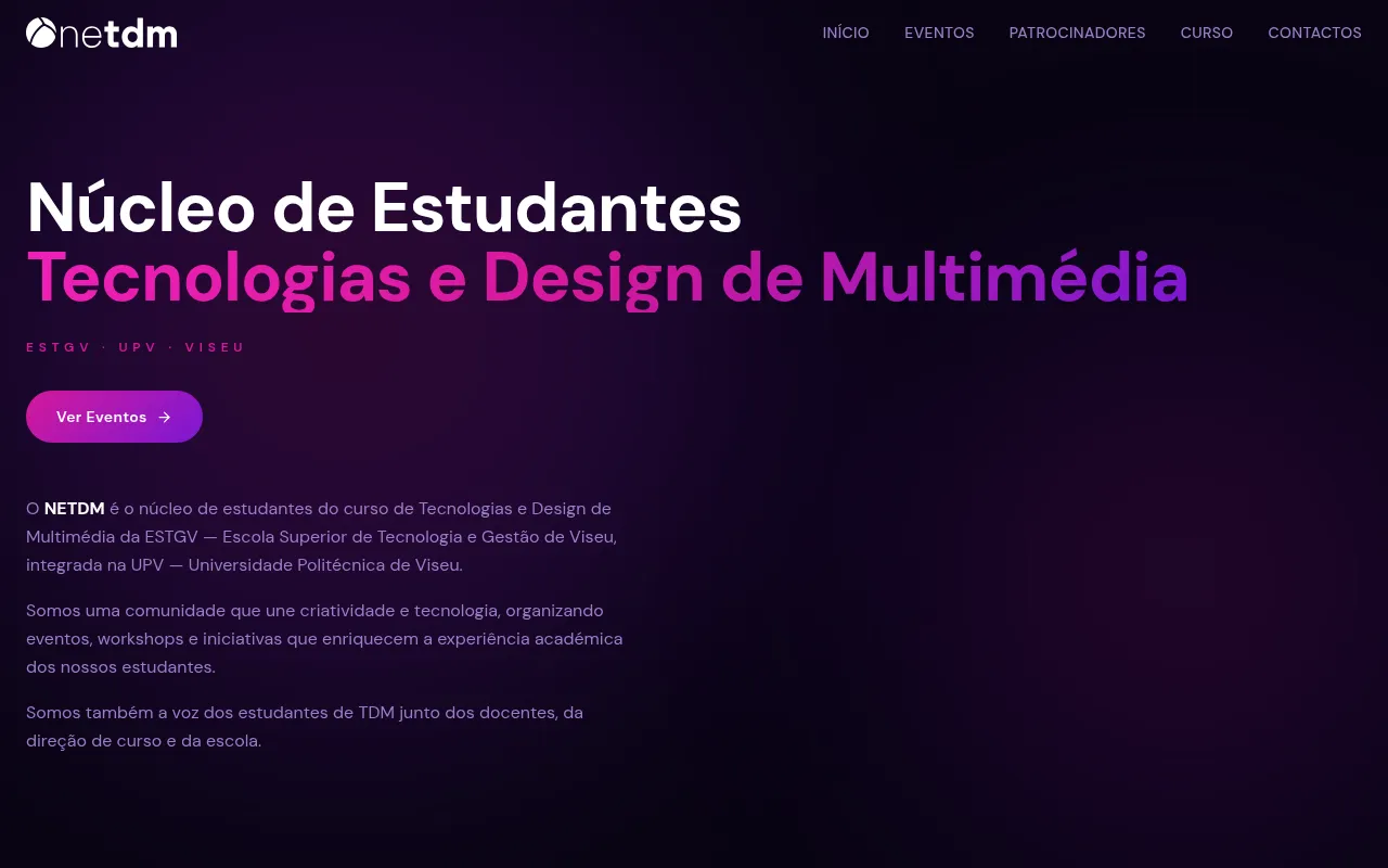 Screenshot of netdm.vercel.app