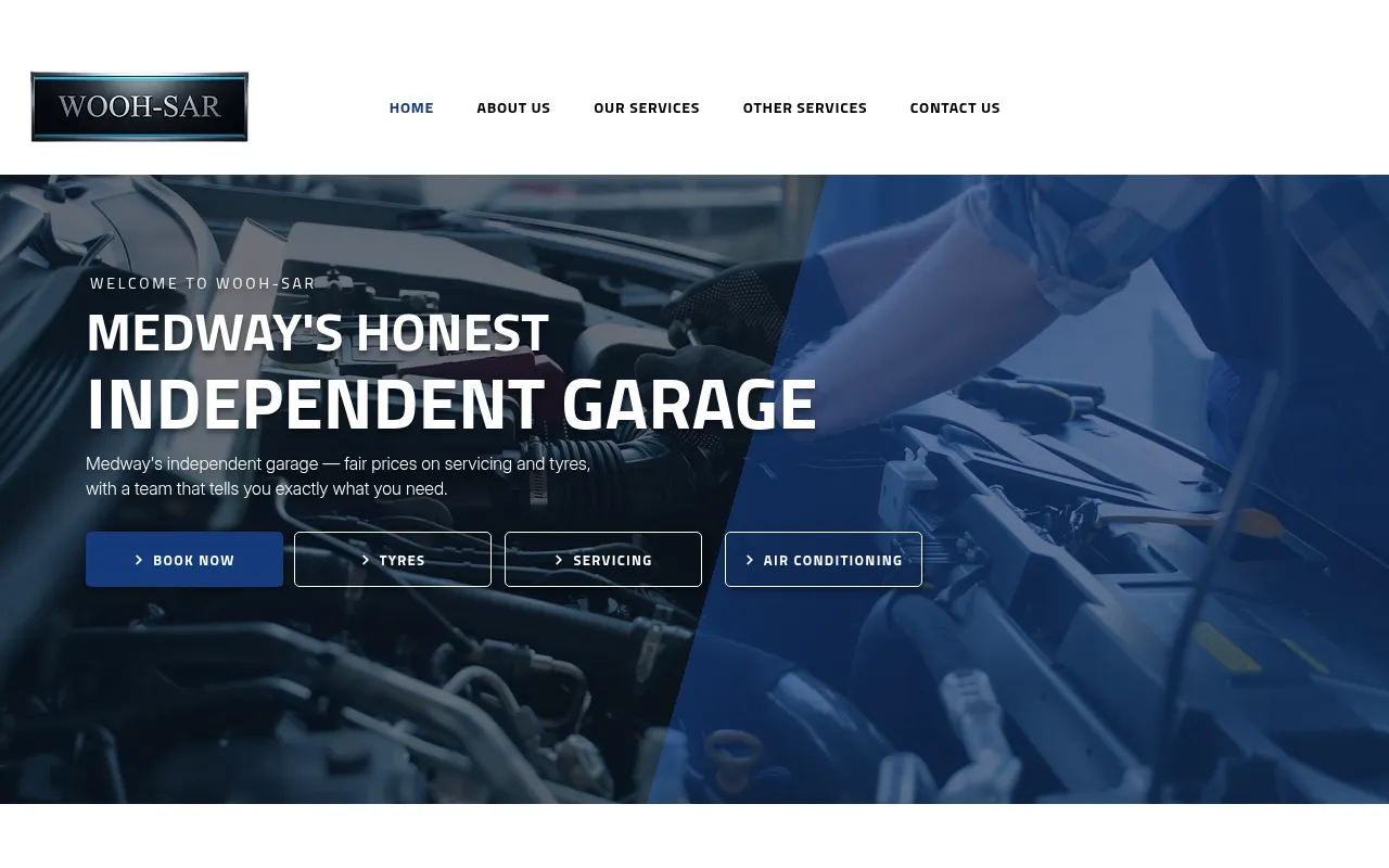 Screenshot of wooh-sar.co.uk