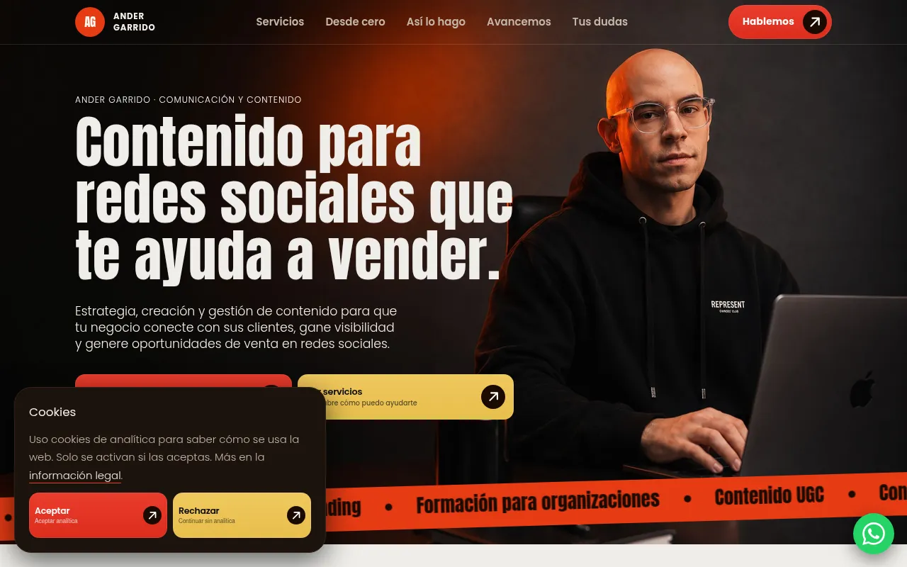 Screenshot of andergarrido.es