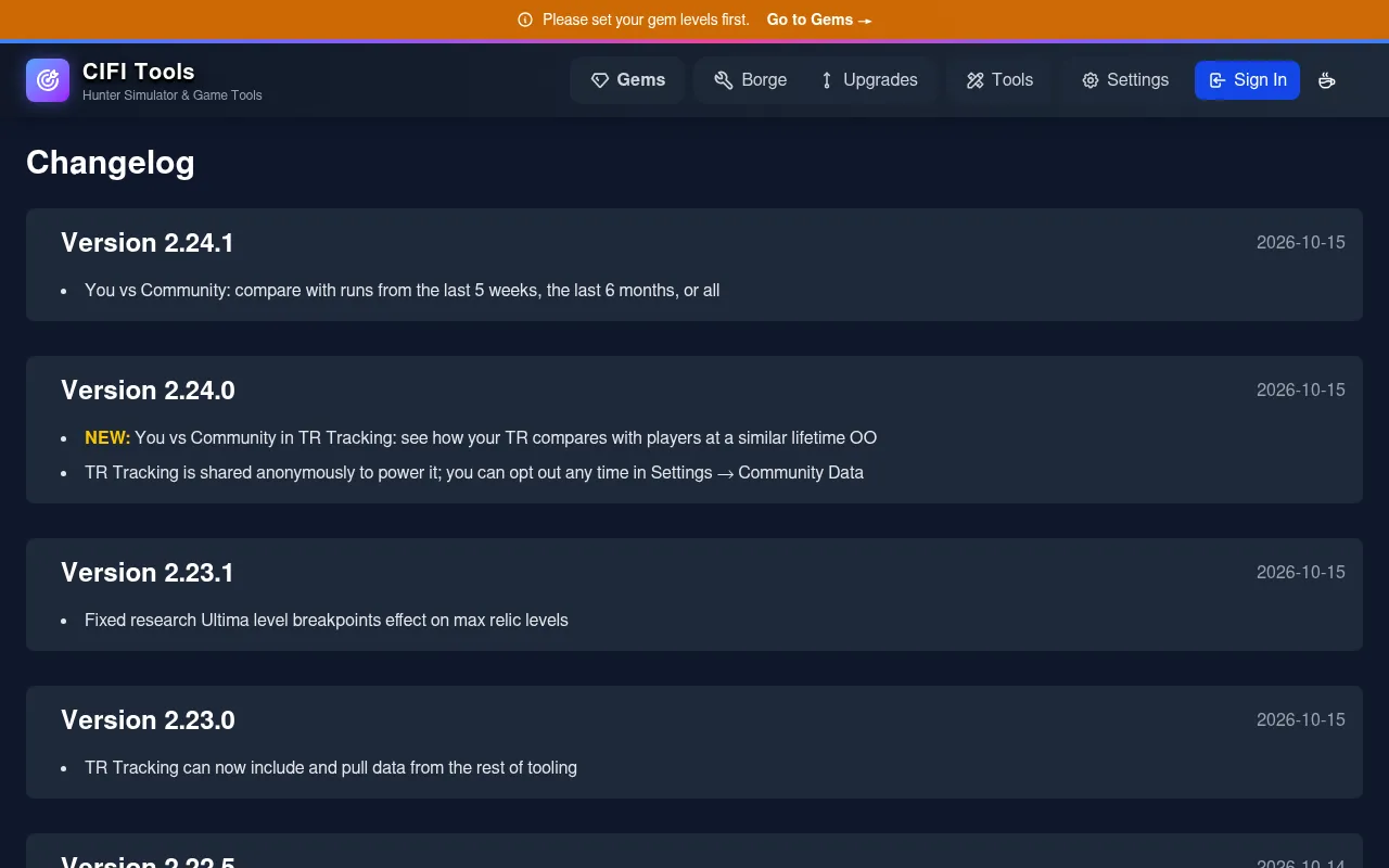 Screenshot of cifi-toolkit.com