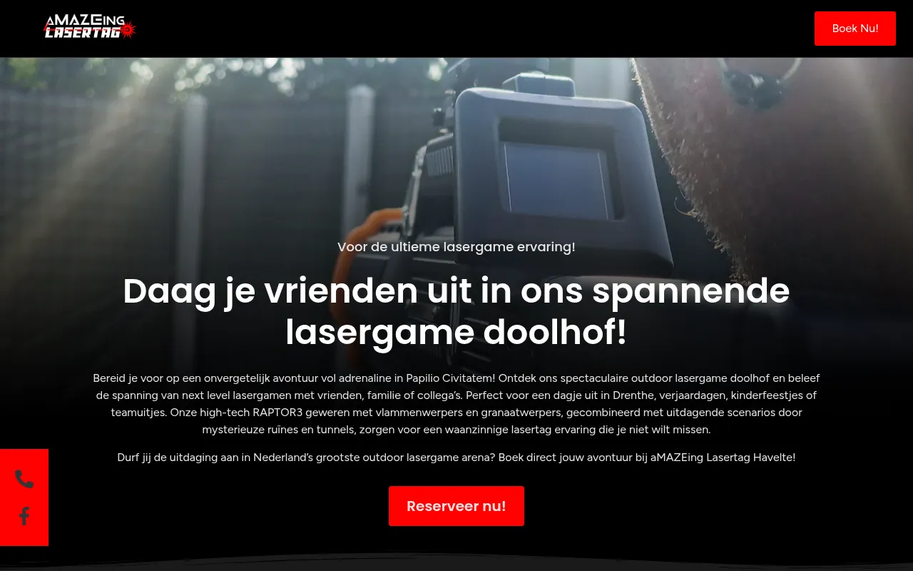 Screenshot of amazeing.nl