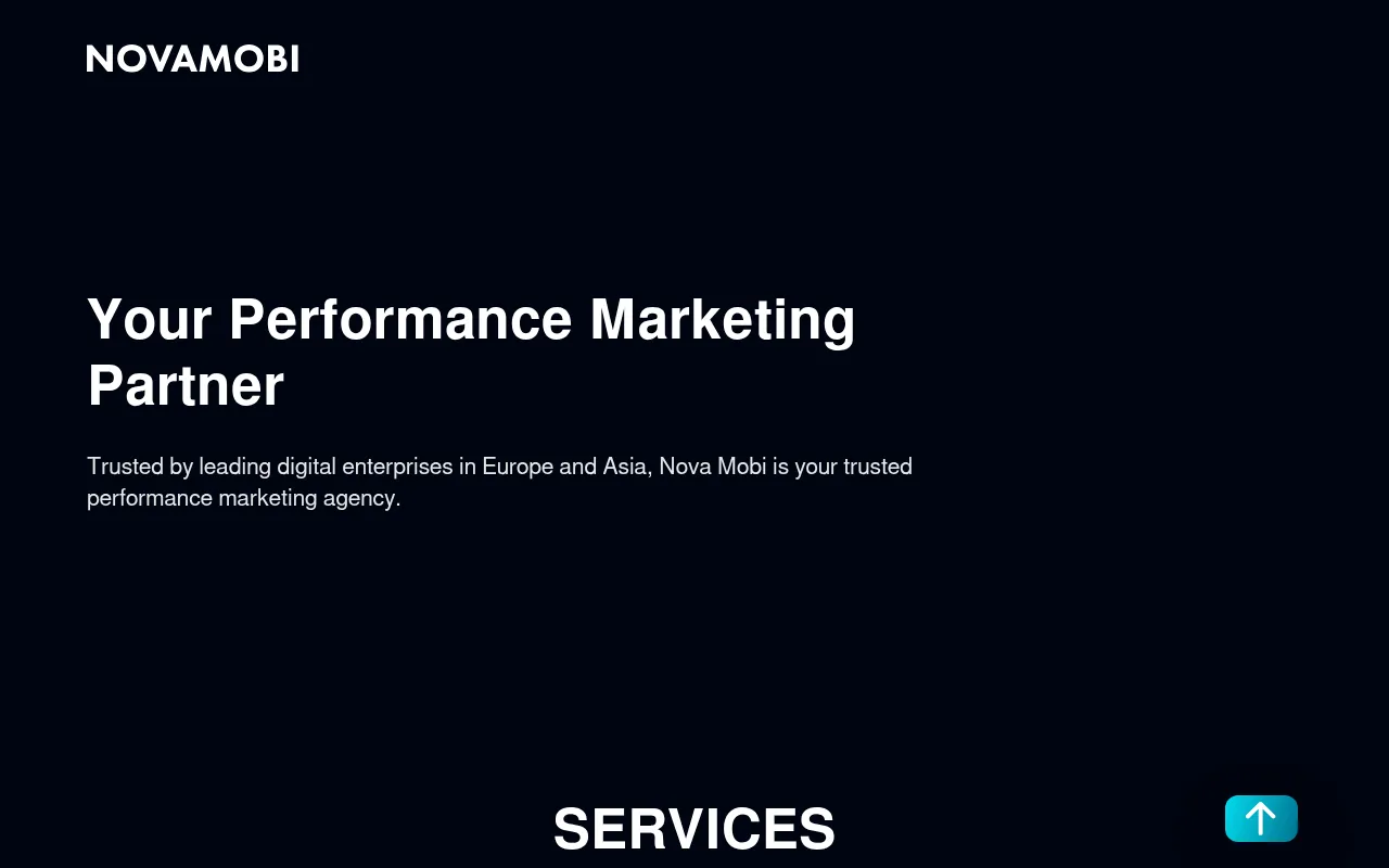 Screenshot of novamobi.io