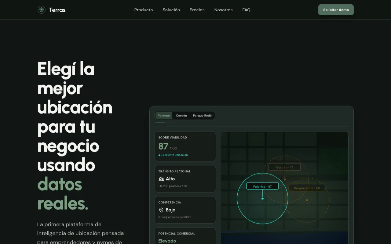 Screenshot of landing-page-gis.pages.dev