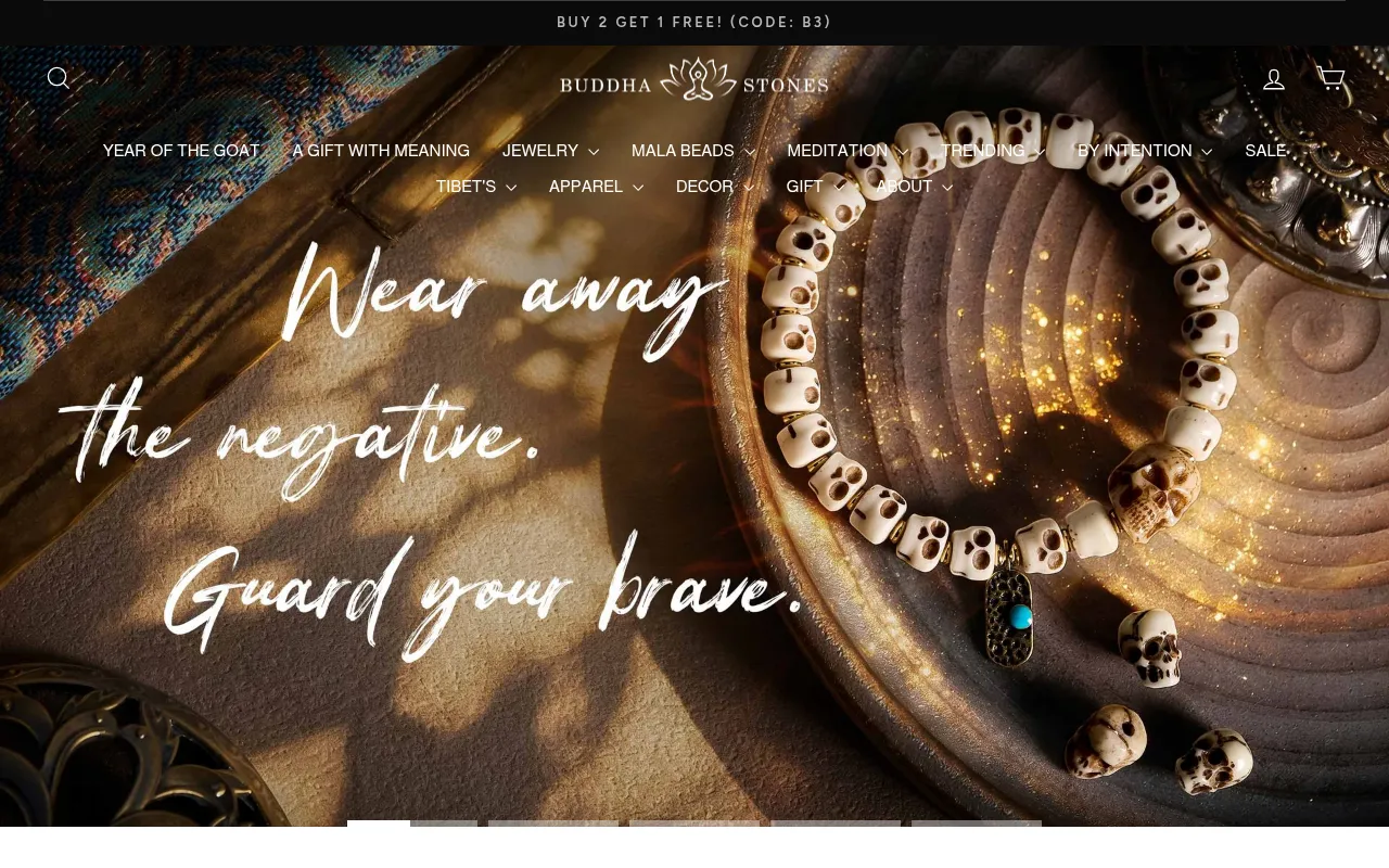 Screenshot of uk.buddhastoneshop.com