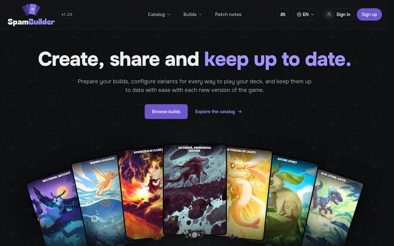 Screenshot of spambuilder.com