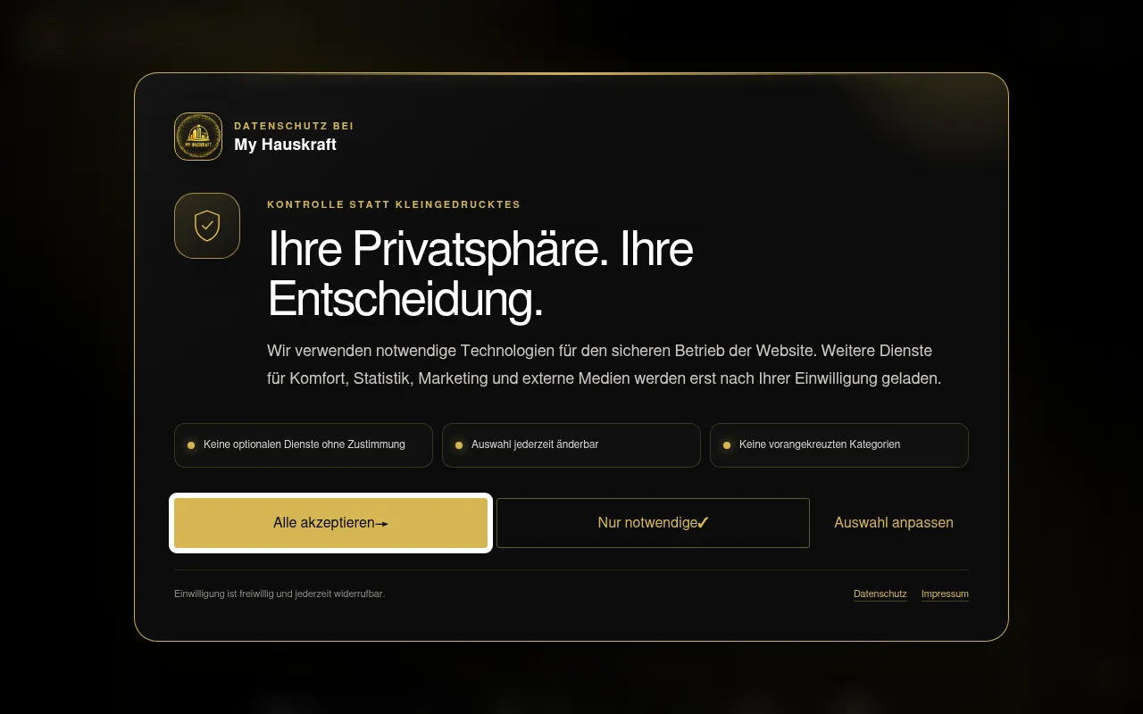 Screenshot of myhauskraft.de