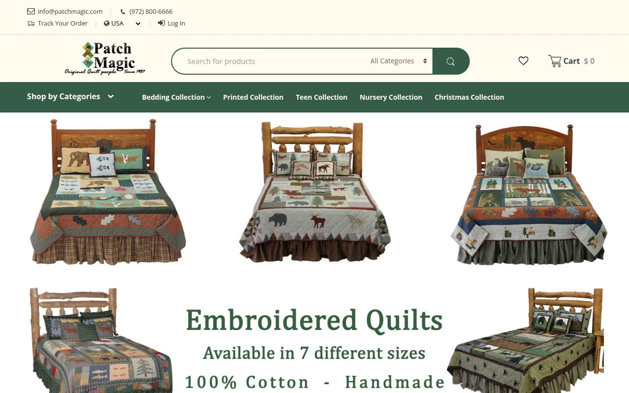 Screenshot of patchmagic.com