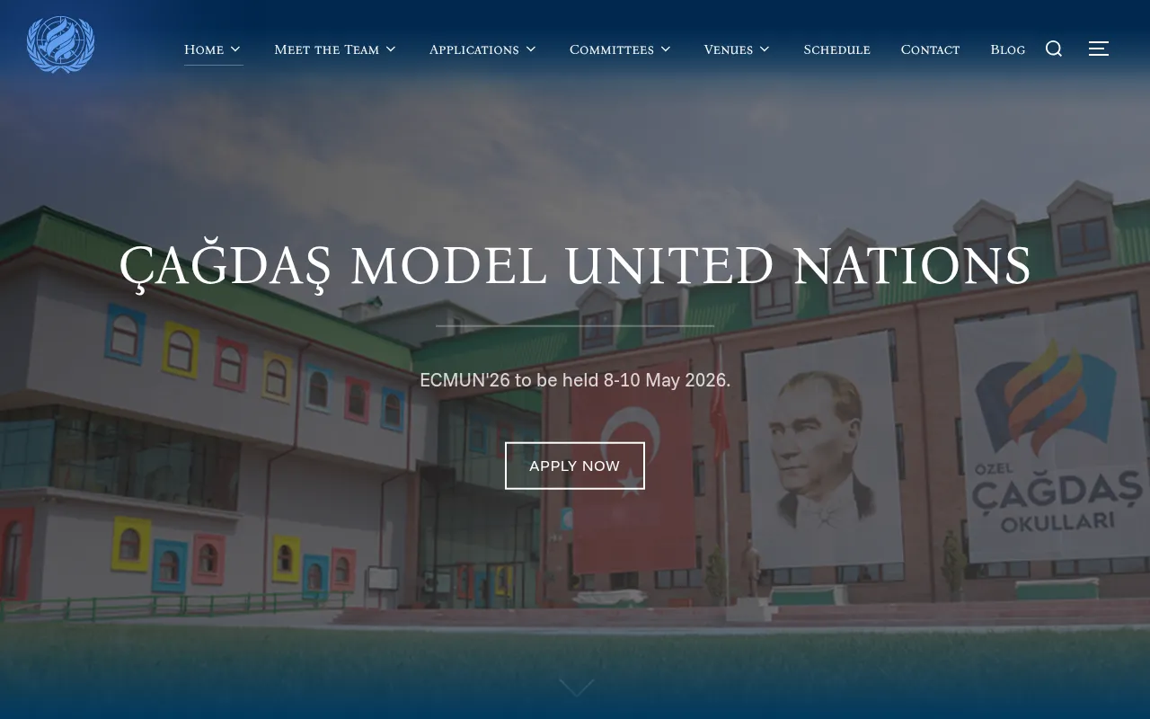 Screenshot of cagdasmun.org