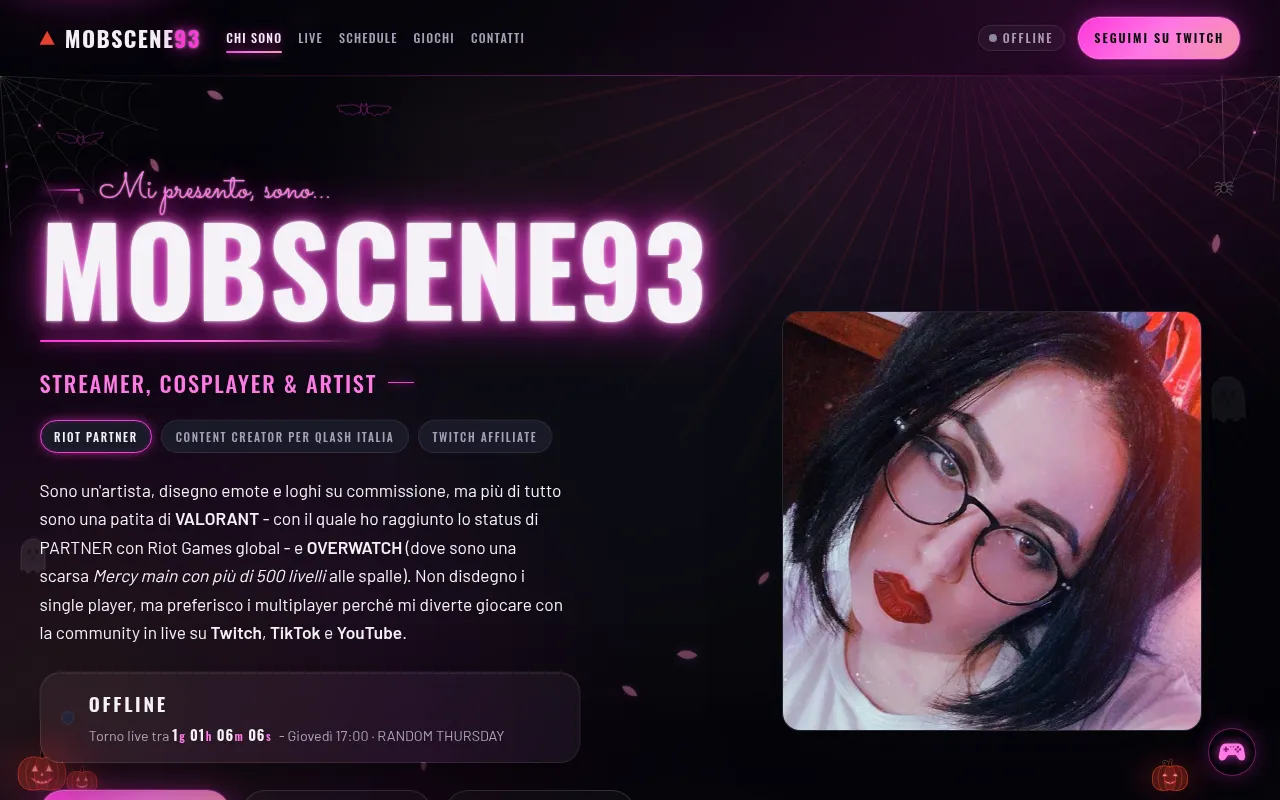 Screenshot of mobscene93.com
