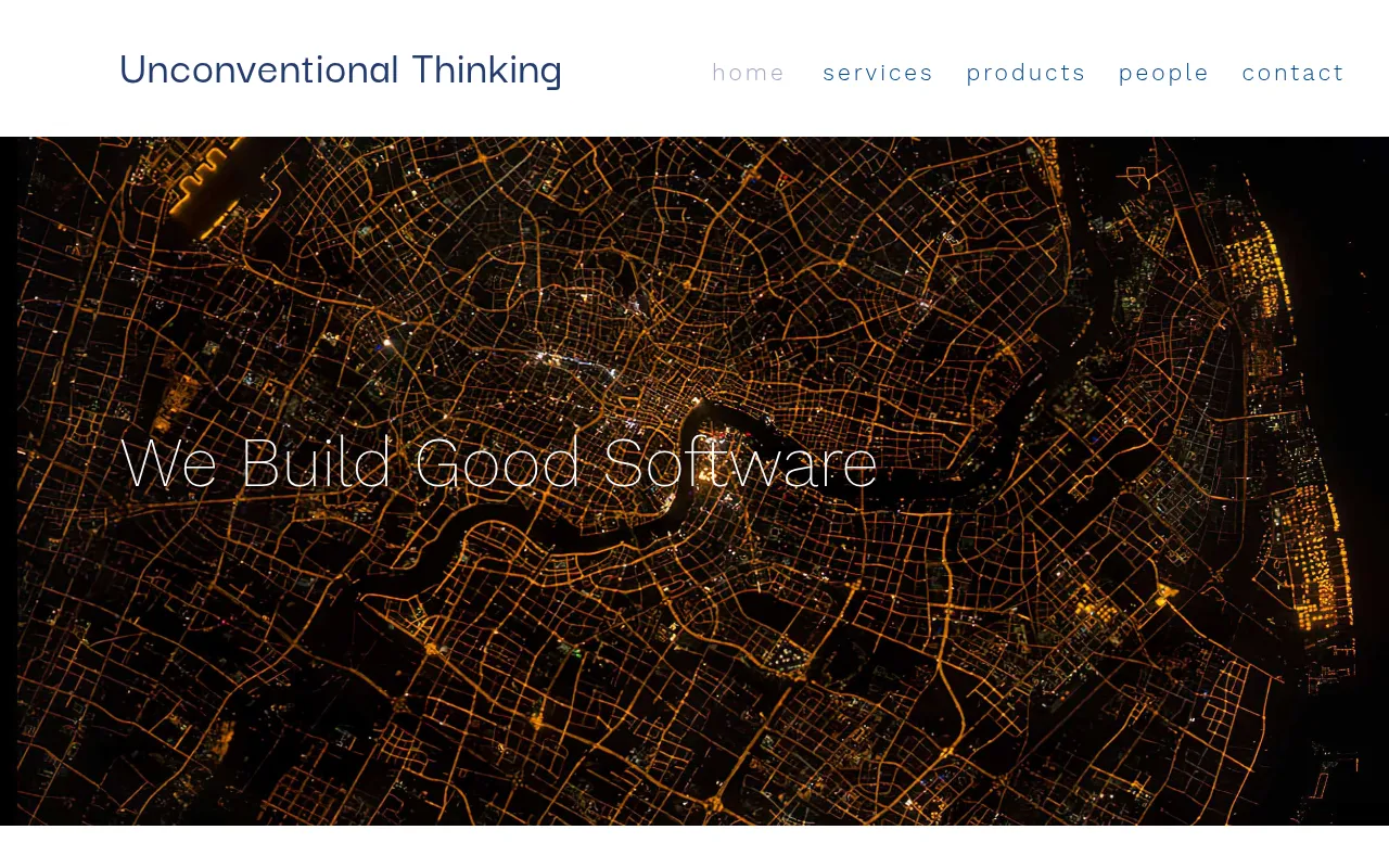 Screenshot of unconventionalthinking.com