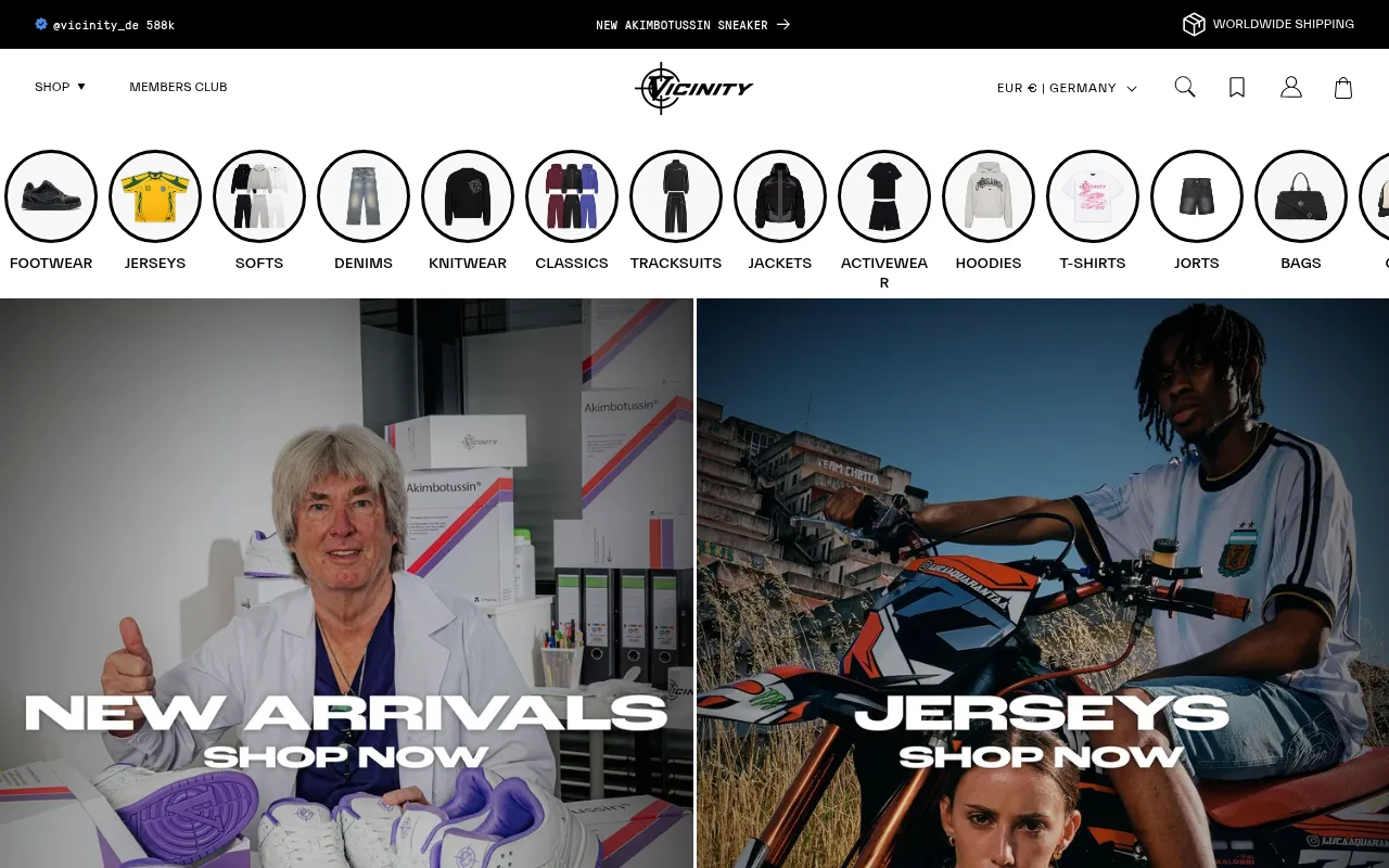 Screenshot of vicinityclo.de