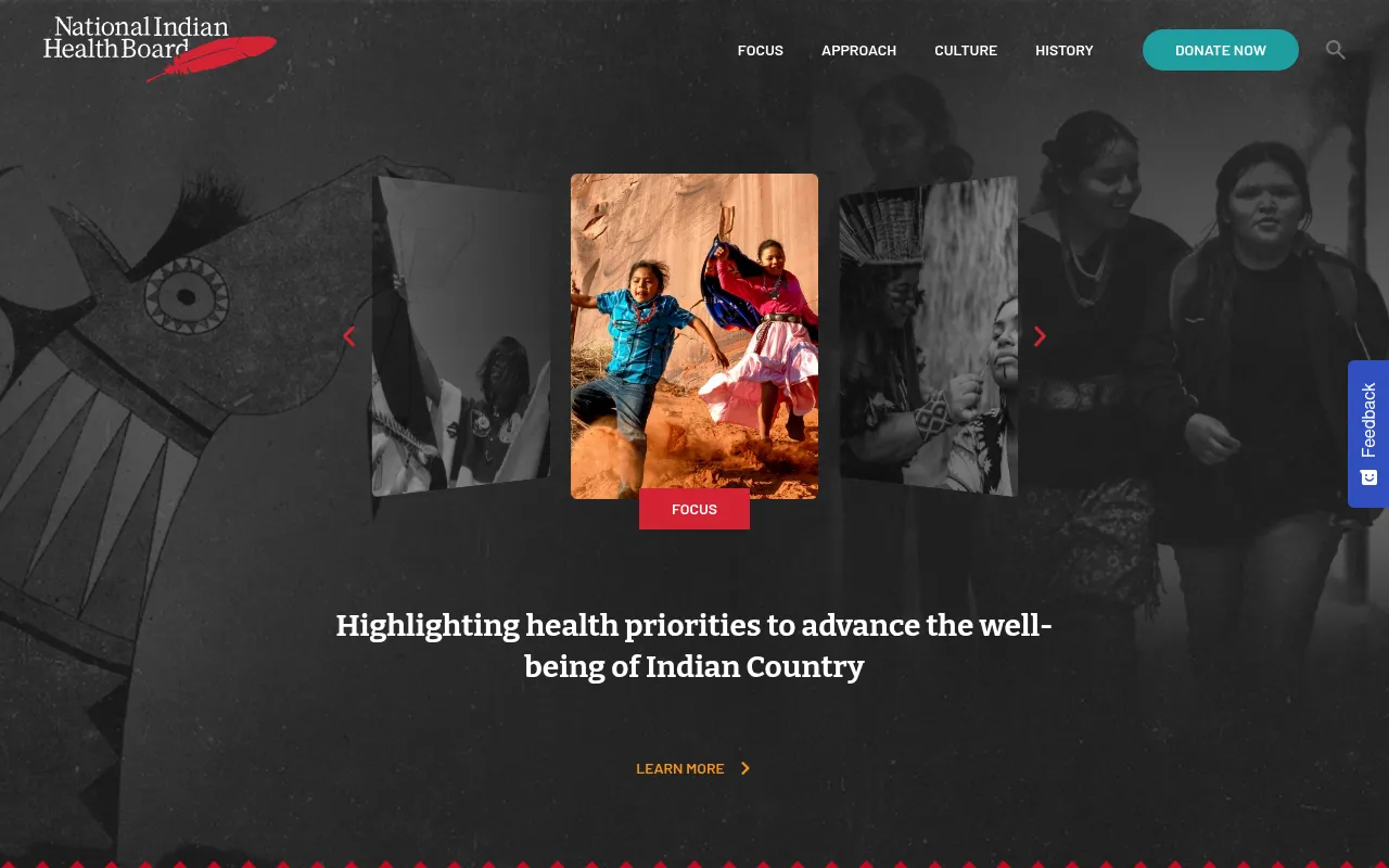 Screenshot of nihb.org
