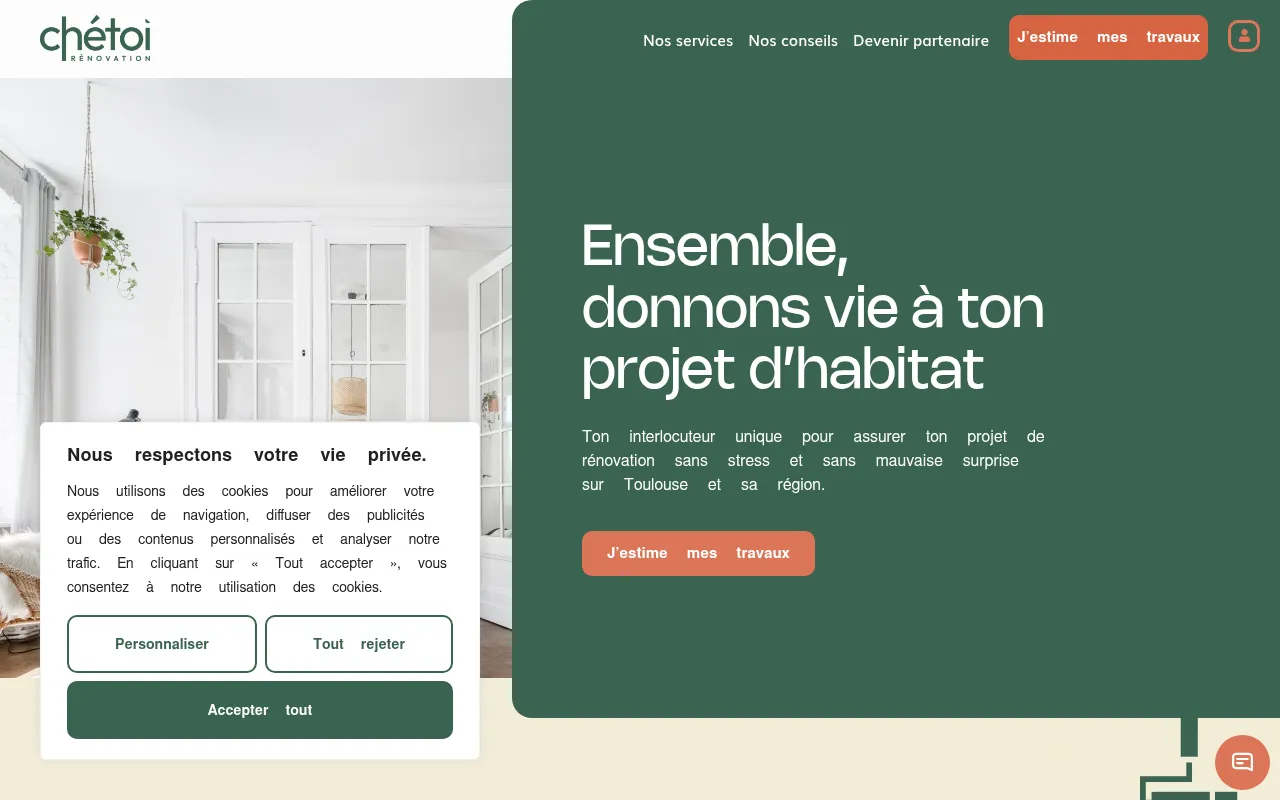 Screenshot of chetoi.fr