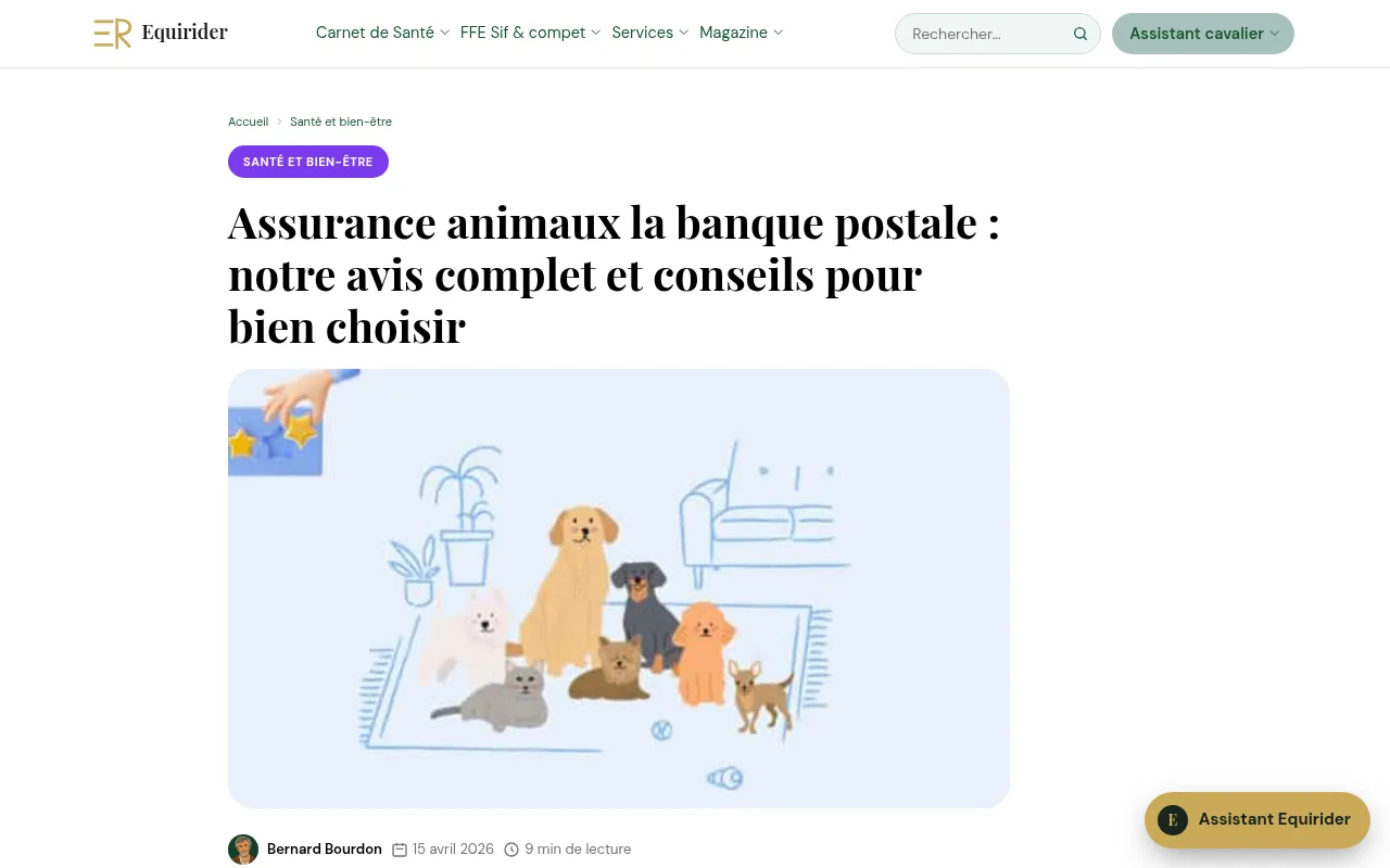 Screenshot of equirider.fr