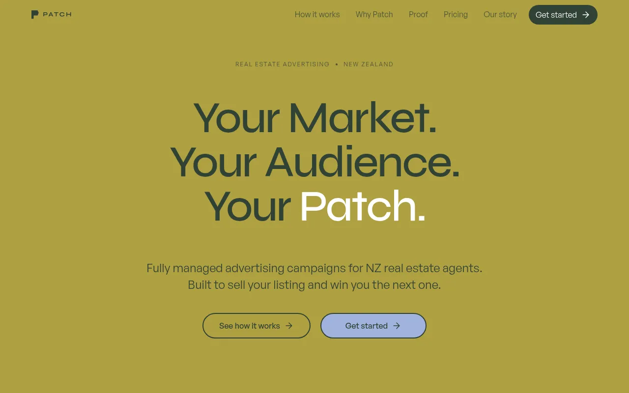 Screenshot of getpatch.co.nz