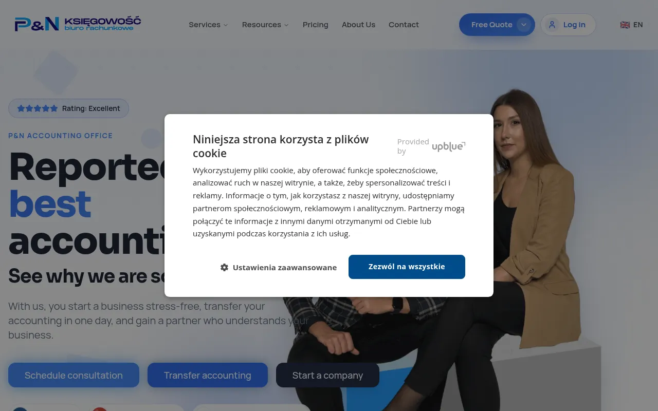 Screenshot of pnksiegowosc.pl