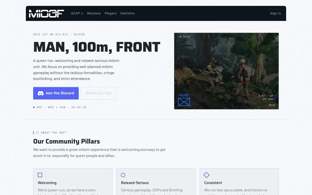 m100f.net screenshot