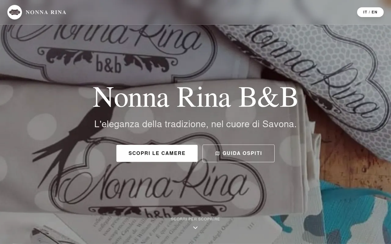 Screenshot of nonnarinabb.it