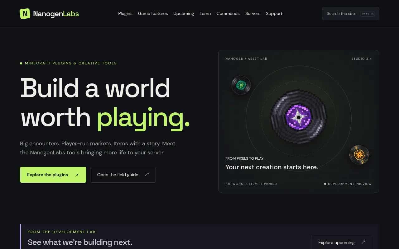 Screenshot of nanogenlabsofficial.com