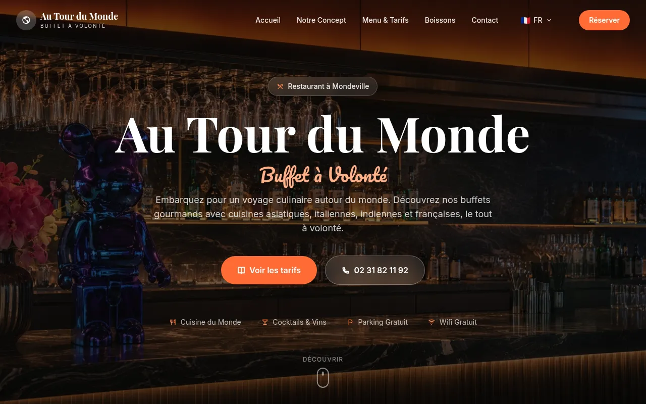 Screenshot of autourdumonde14.fr