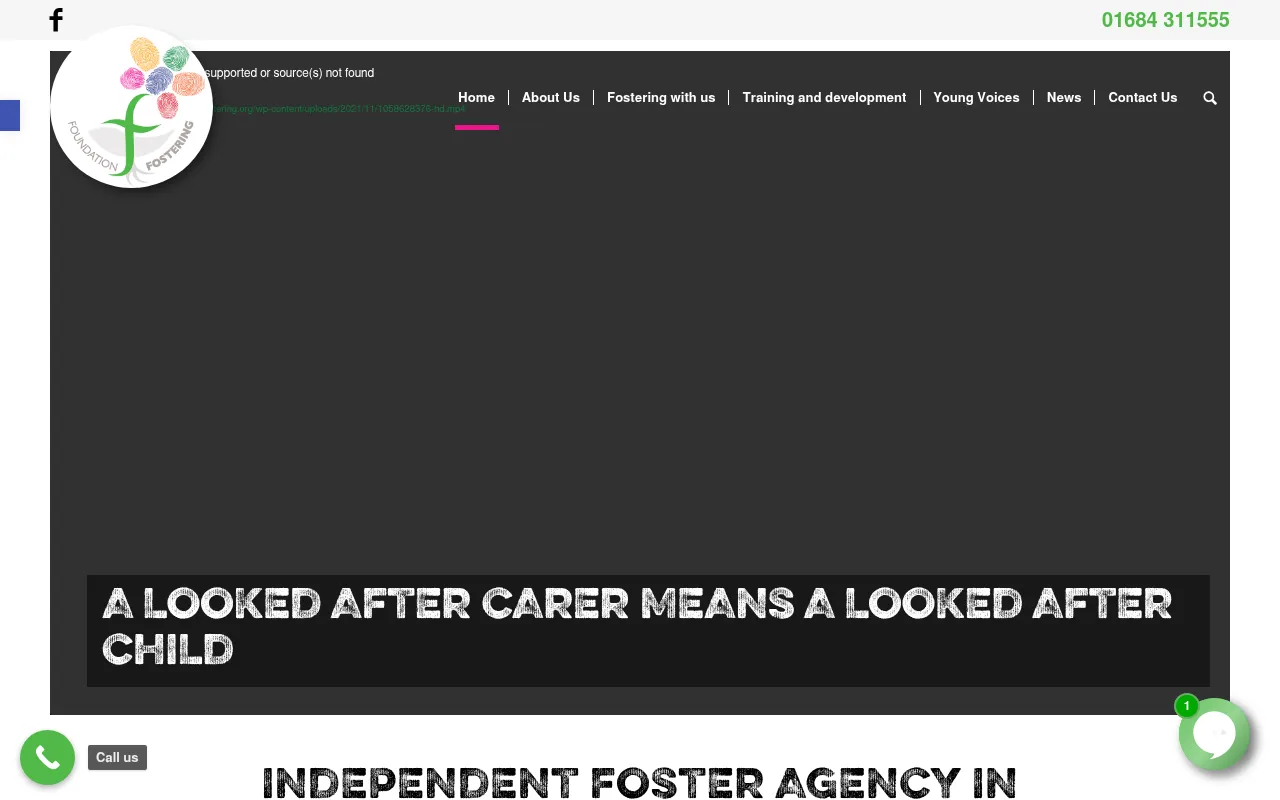 Screenshot of foundationfostering.org
