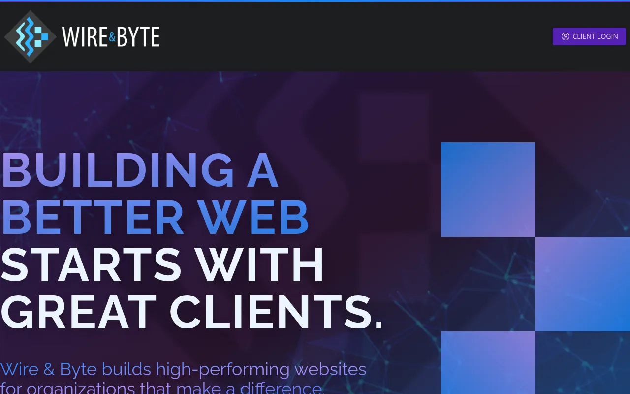 Screenshot of wireandbyte.com