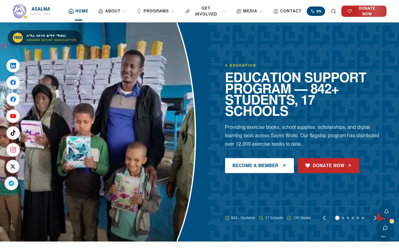Screenshot of asalmasd.com