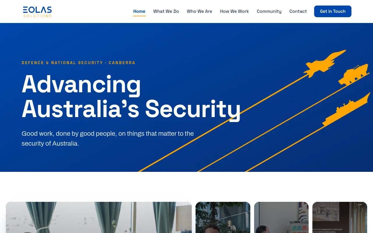 Screenshot of eolassolutions.com.au