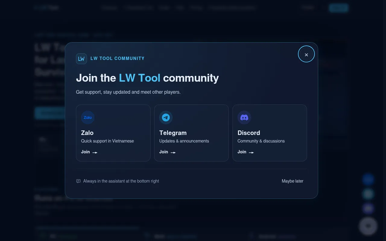 Screenshot of lw-tool.com