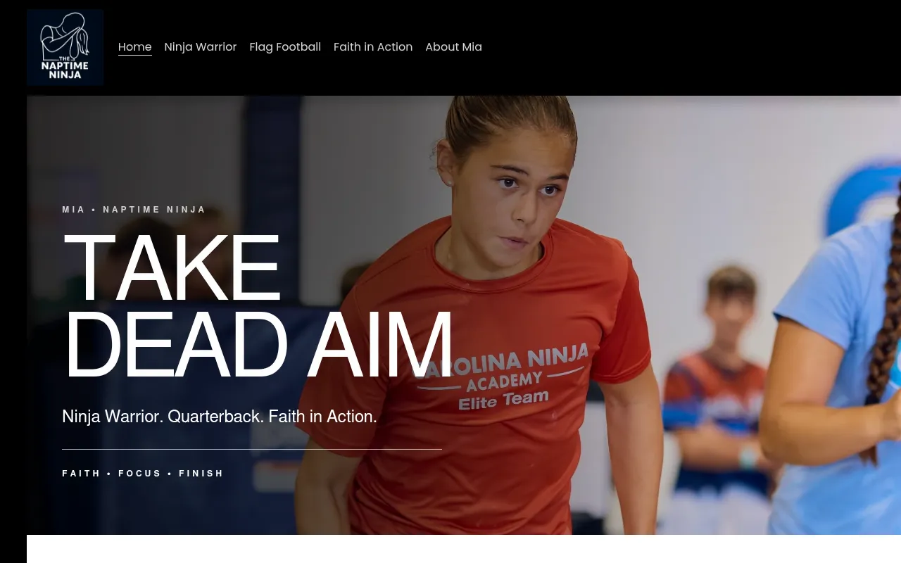 Screenshot of thenaptimeninja.com