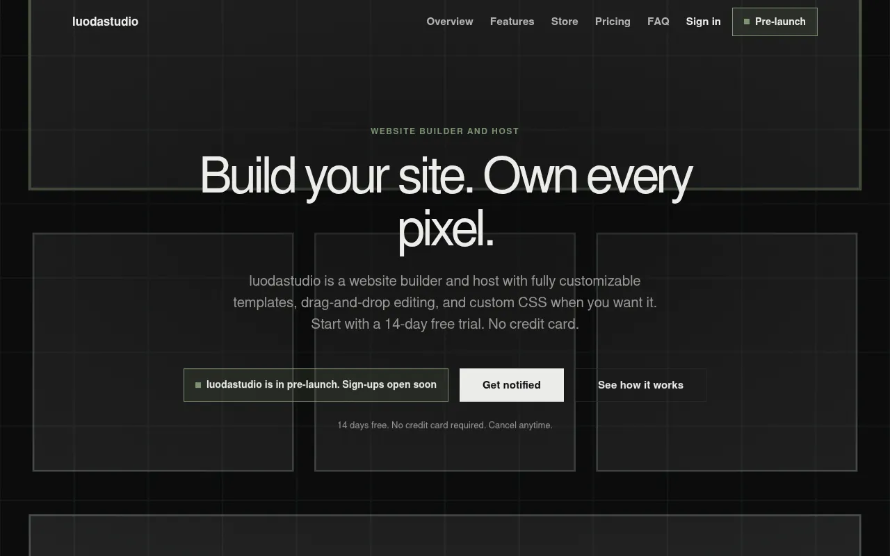 Screenshot of luodastudio.com