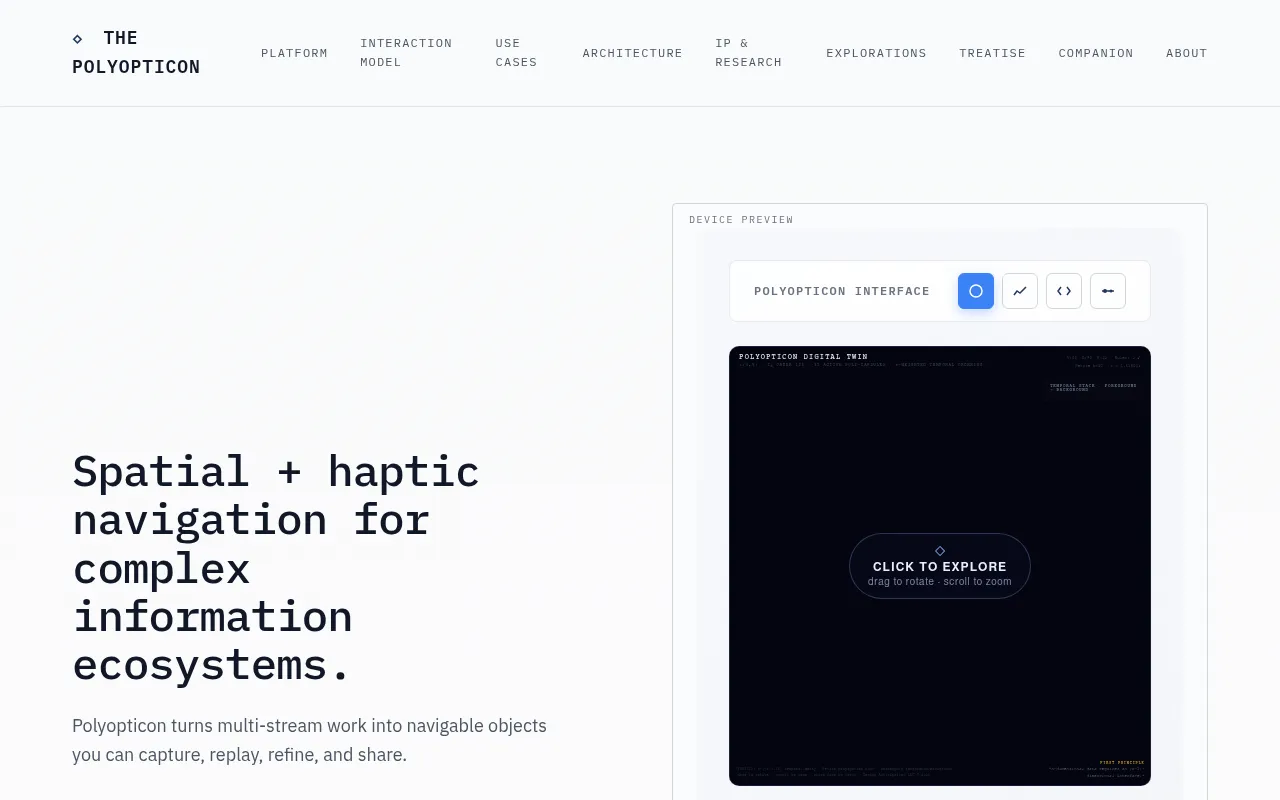 Screenshot of polyopticon.com