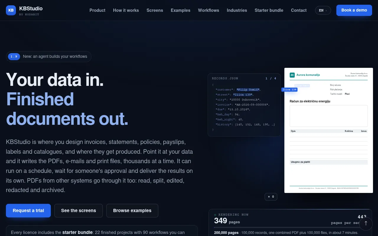Screenshot of kodabitstudio.com
