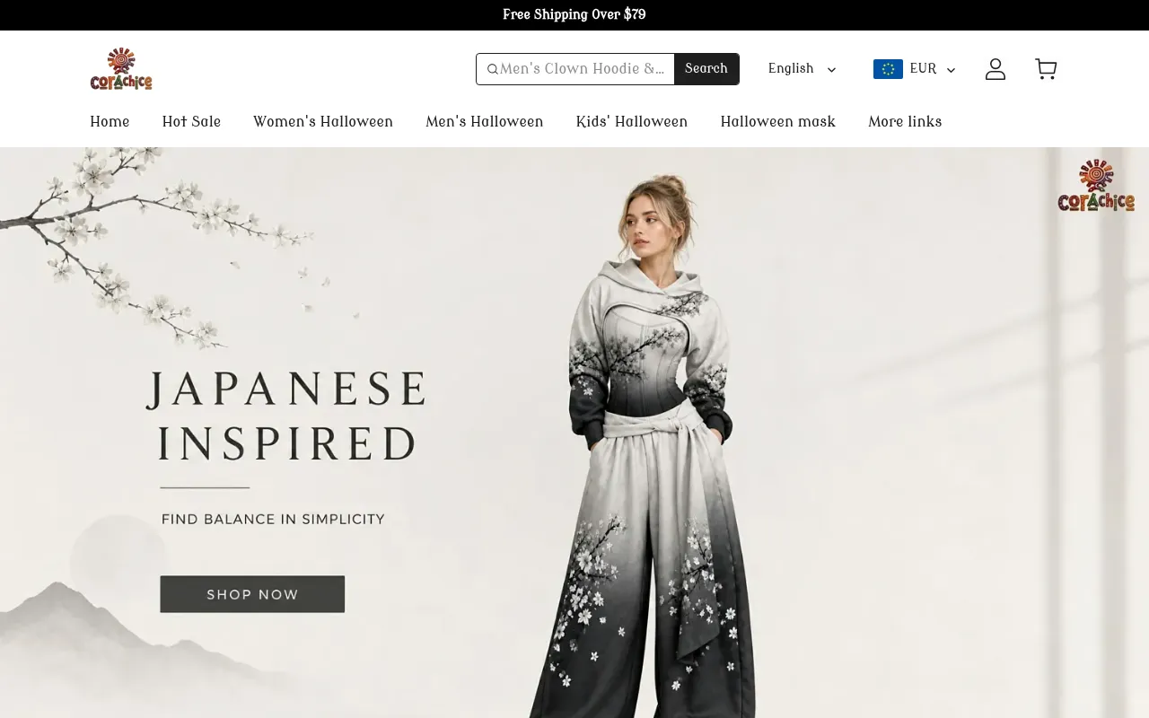 Screenshot of corachice.com
