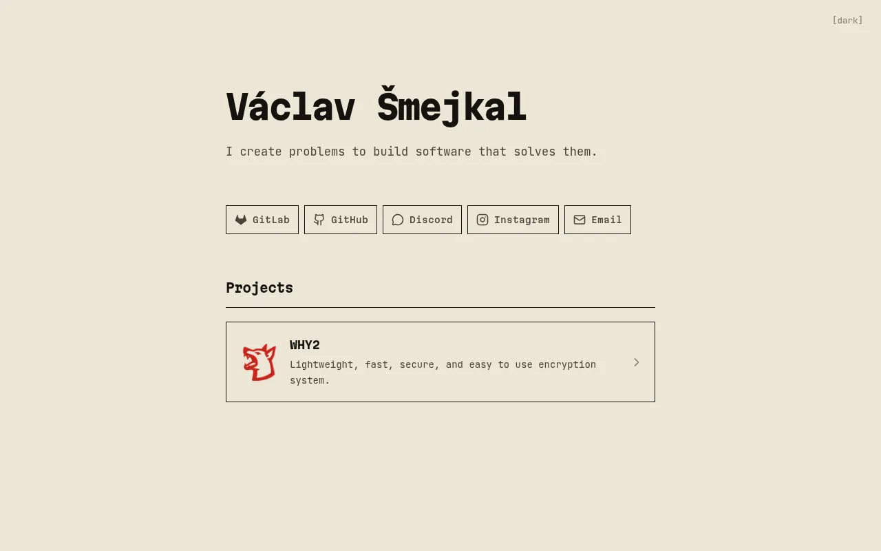 Screenshot of satan.red