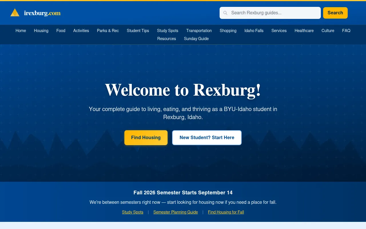 Screenshot of irexburg.com