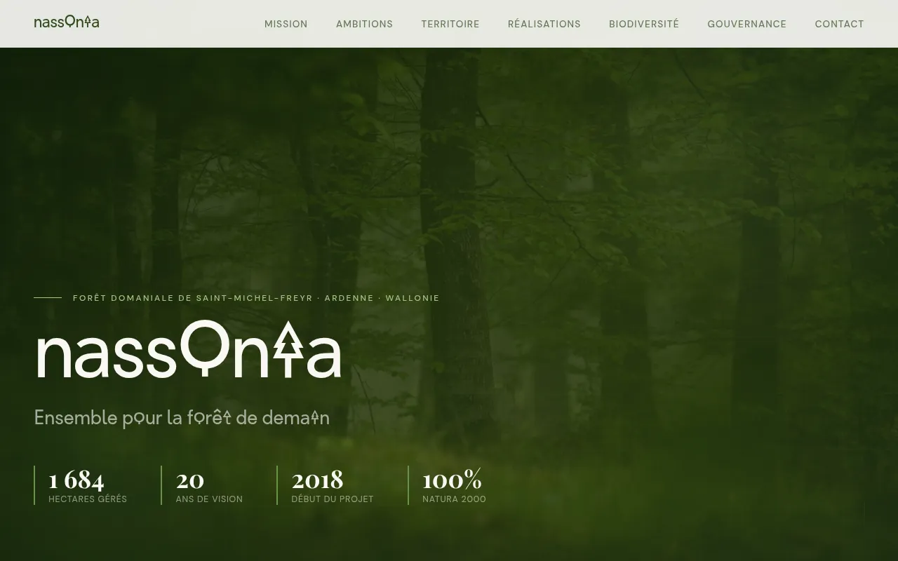 Screenshot of nassonia.be