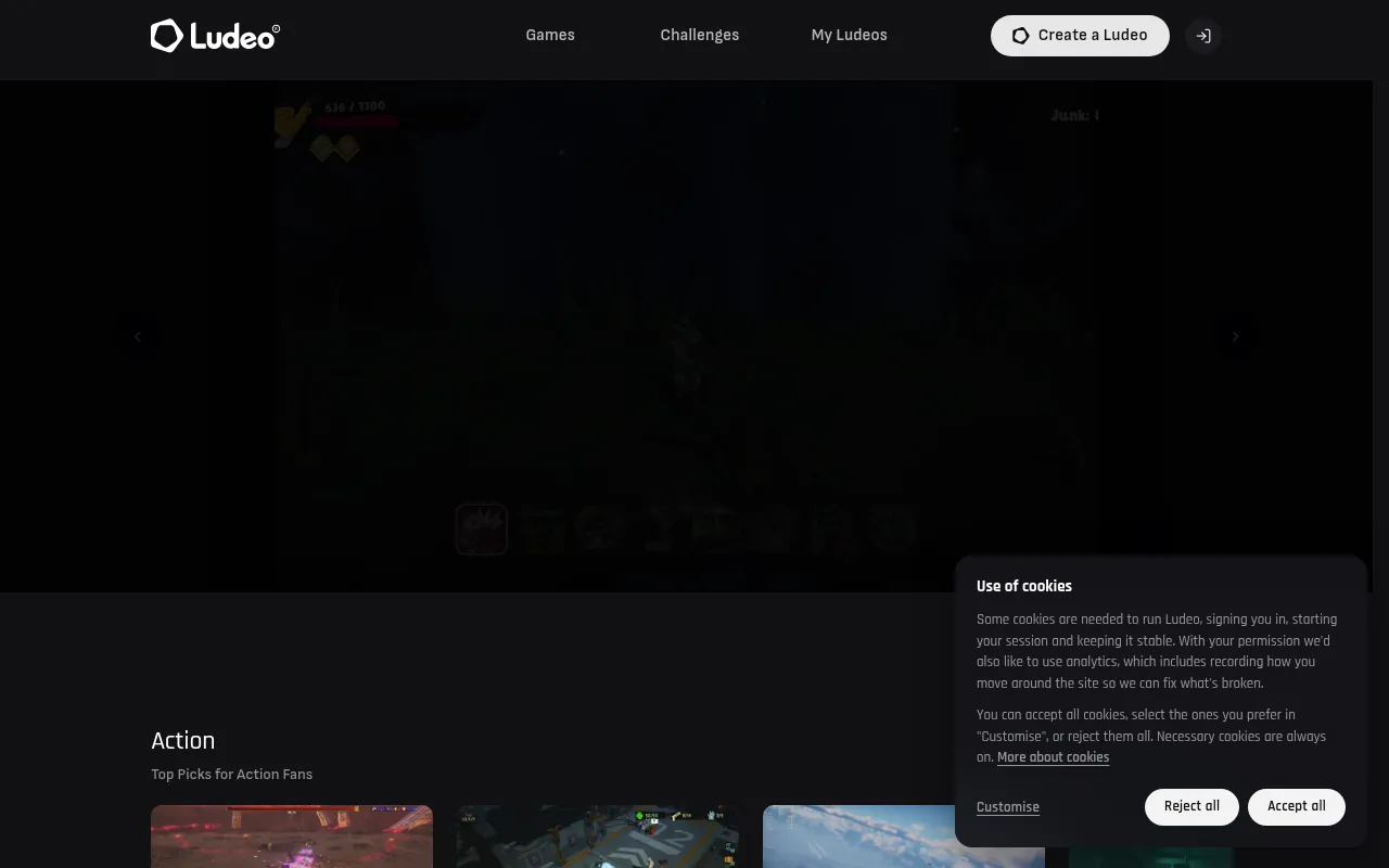 Screenshot of ludeo.com